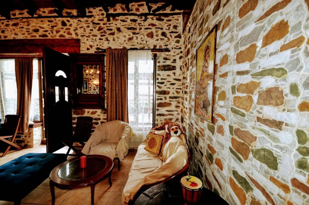 Stone Villa Inside Sea- Kids'Land Platanidia Extérieur photo