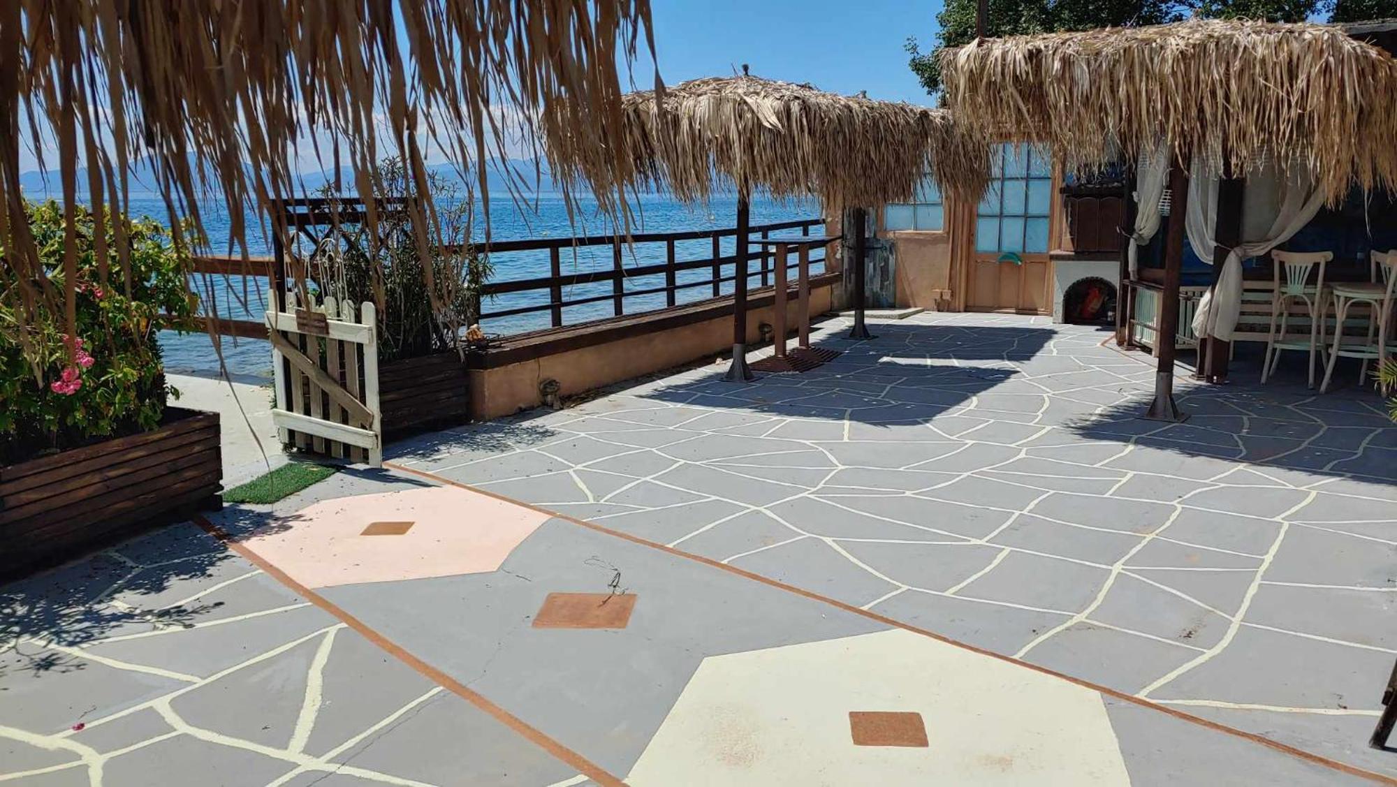 Stone Villa Inside Sea- Kids'Land Platanidia Extérieur photo