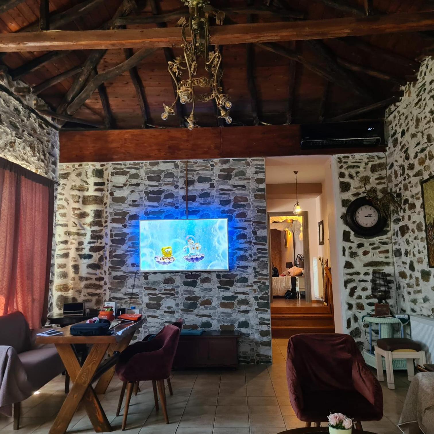 Stone Villa Inside Sea- Kids'Land Platanidia Extérieur photo